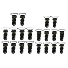 20 шт. набор черных крючков для женщин, подвязки, ремни, ручки, ремни, 26 мм, зажим