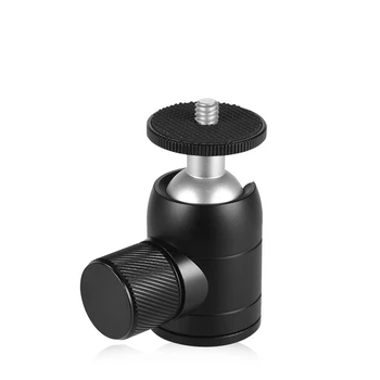 

Tripod Mini Ball Head 360° Pan 90° Tilt Metal Ballhead with 1/4" Screw for Digital Camera Compact DSLR Monopod Gopro Light Stand