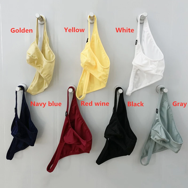 Super Elastic Lycra Men's Small Underwear Sexy Bikini Briefs Low Waist Male Mini Tight Underpants Gay Panties Knickers Man 3