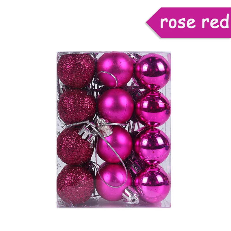 Assorted Color Christmas Balls Christmas Tree Ornaments Balls xmas decorations Hanging Tree Pendants New Year 2021 Gift Noel 