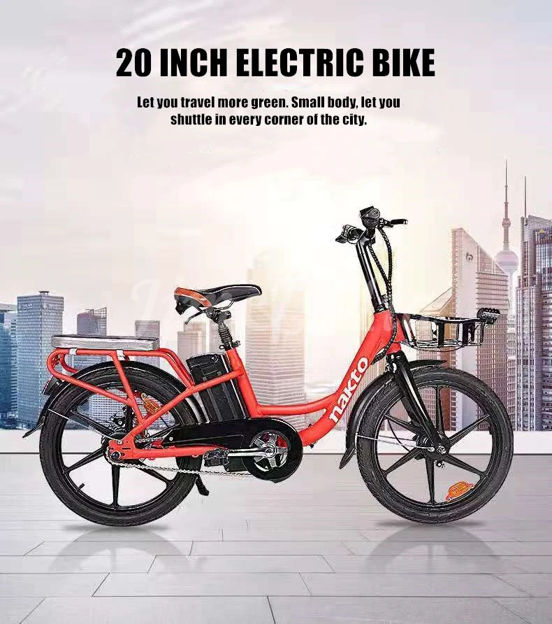 20 дюймов электрический велосипед электронный замок с дистанционным управлением корпус из алюминиевого сплава 48 В/500 Вт городской велосипед литиевая батарея женские модели