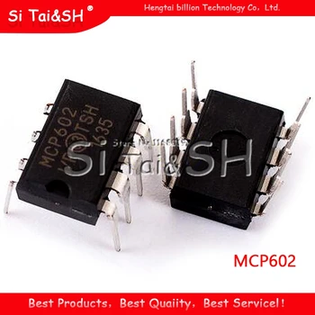 

10PCS MCP602-I/P DIP8 MCP602 DIP DIP8 2.7V to 5.5V Single Supply CMOS Op Amps