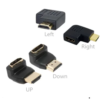 

HDMI Male to HDMI Female Up & Down & Left & Right Extender 90 degree angle 270 degrees angle for 1080P HDTV hdmi adapter