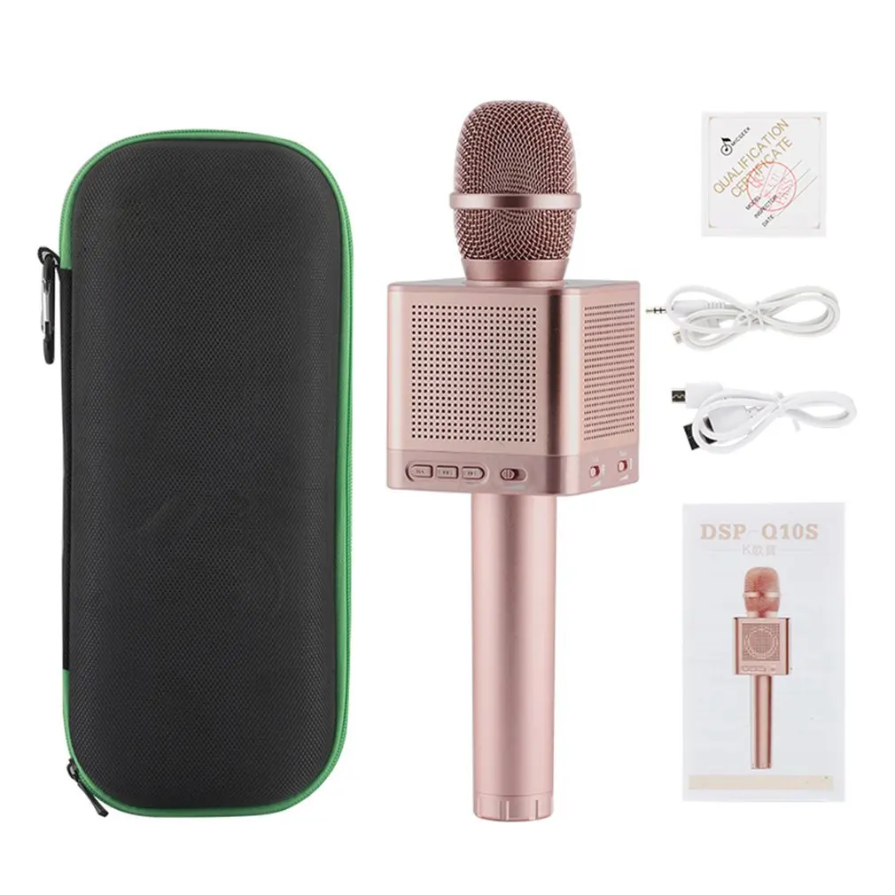 

Multifunctional Micgeek Q10S Upgraded Wireless Microphone KTV Karaoke HQ Sound Wave 4 Speakers Wall Shaking Bass