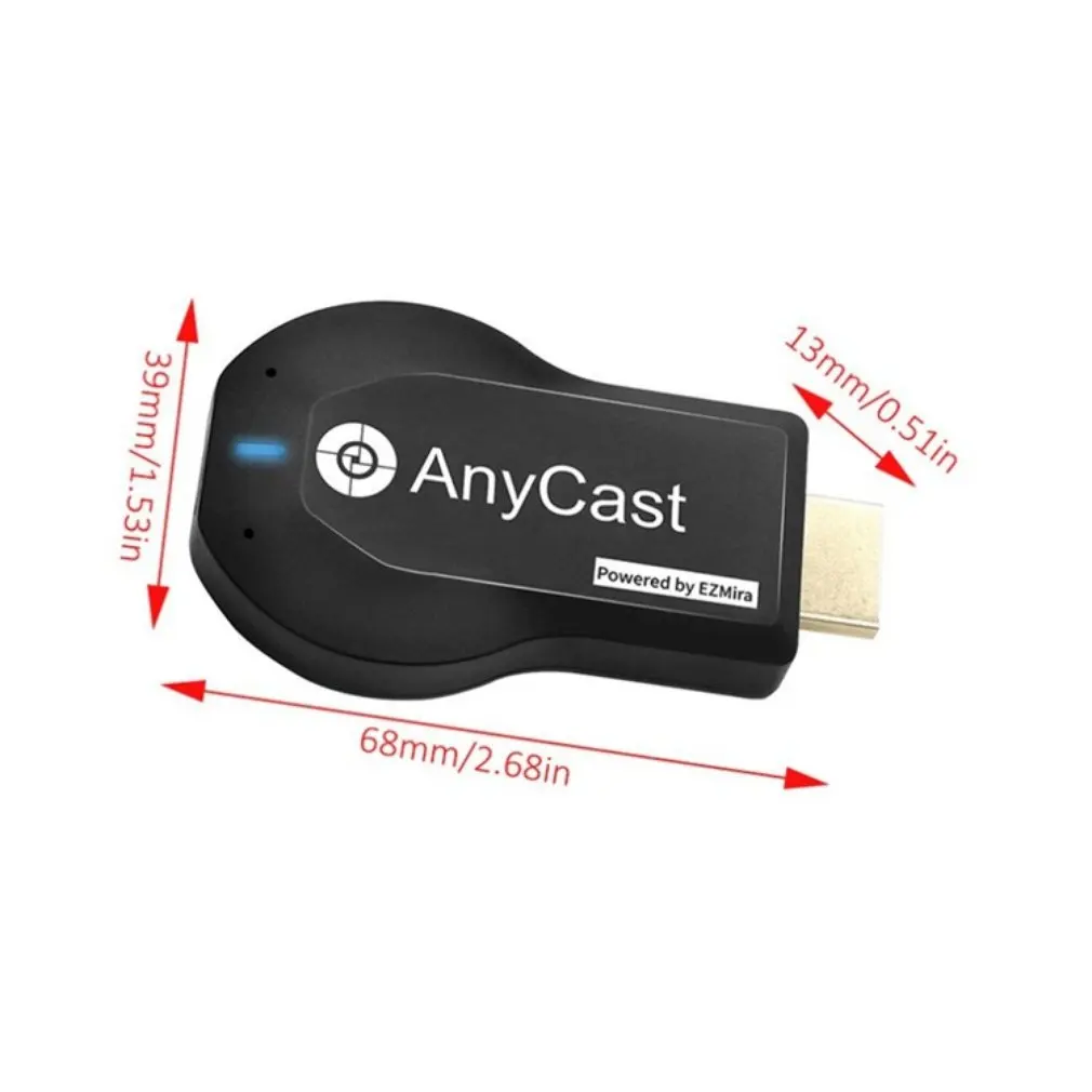 ТВ флешка 1080P беспроводной Wi Fi дисплей приемник для AnyCast M2 Plus Airplay HDMI DLNA