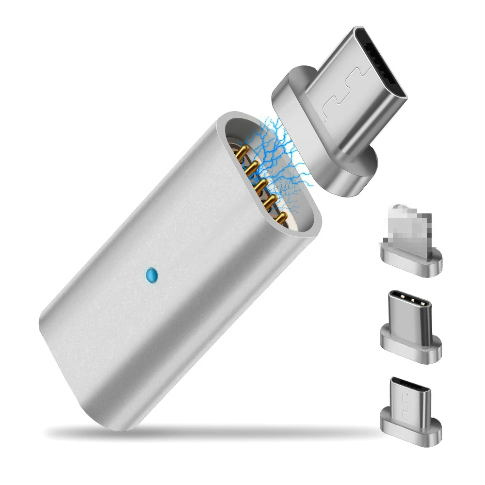 

Mirco USB Connector Magnet Adapter Micro USB to Type-C for iPhone Mrico USB Charger Cable Magnetic Mobile Phone Adapters