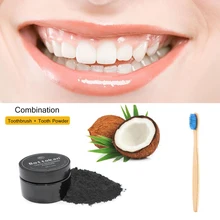 Отбеливатель зубов бамбуковая Чистка удаления зубов порошковый древесный уголь гигиена полости рта гигиенические зубные пятна чистящий порошок