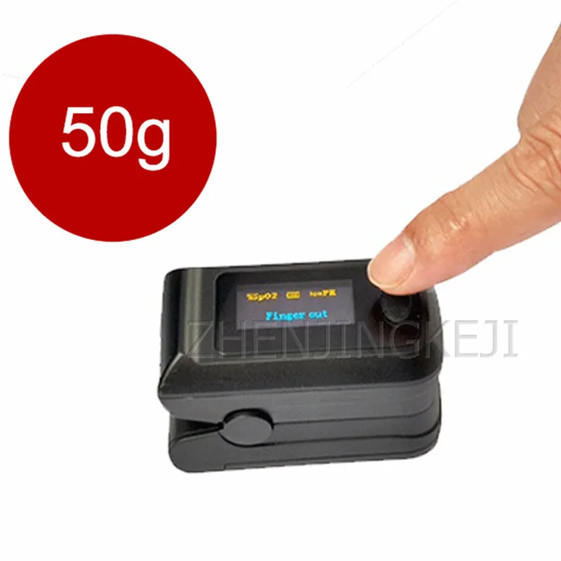 

Finger-clamp Pulse Oximeter Finger Clip-on Heart Rate Monitor Heartbeat Pulse Blood Oxygen Saturation Detector