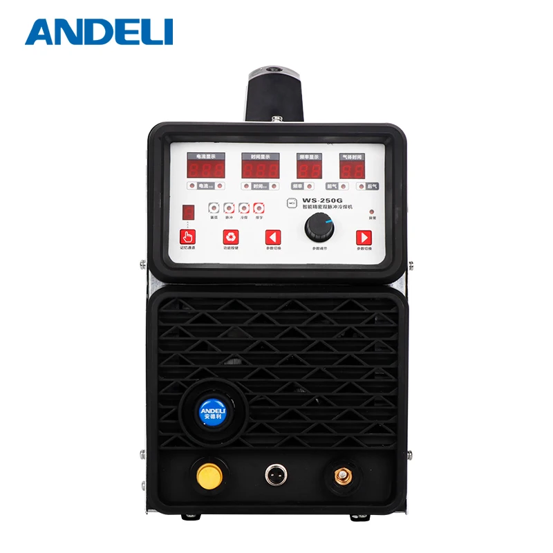 

ANDELI Advertising Word TIG-250GPA Stainless Steel DC Tig Welder with Cold Welding Multifunction Tig Welding Machine
