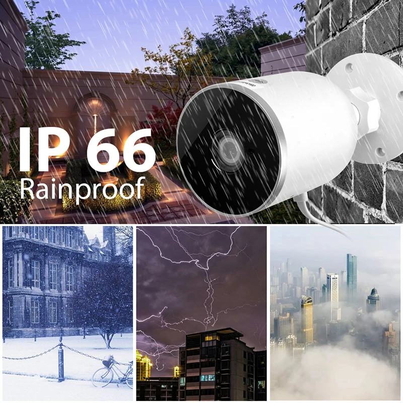 WiFi IP Camera HD 1080P Home Security Waterproof IP67 Outdoor Camera Night Vision Infrared Two Way Audio APP Tuya/Smart life