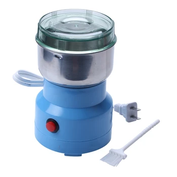 

New Coffee Bean Grinder Mill Grinding DIY Tool Home Medicine Flour Powder Crusher Electric Herbs Spices Nuts Grains US Plug