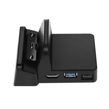

Portable Charging Stand Mini Switch Docking Station TV Converter Charging Dock Bracket Play Stand Holder for Nintendo Switch