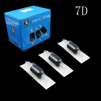 

20Pcs Disposable 7D Diamond Tattoo Tubes with Long Tips,Soft Rubber Black Tattoo Grip and Tube for Tattoo Needles Tattoo Supply