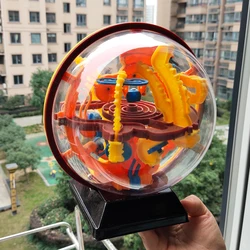 Boule magnétique labyrinthe 3d, 110/158/167 étapes, équilibre IQ, Perplexus, jeu de Puzzle en marbre, jouets roulants pour enfants et adultes 