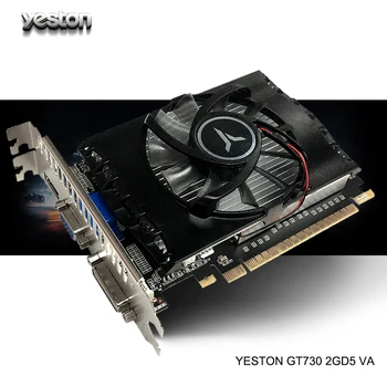 

Yeston GeForce GT 730 GPU 2GB GDDR5 64 bit Gaming Desktop computer PC Video Graphics Cards support HDMI/VGA/DVI-D