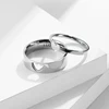 Heart Couple Rings For Lovers Stainless Steel Wedding Ring Set Women Love Jewelry Silver Color Valentine's Day Anniversary Gift 3