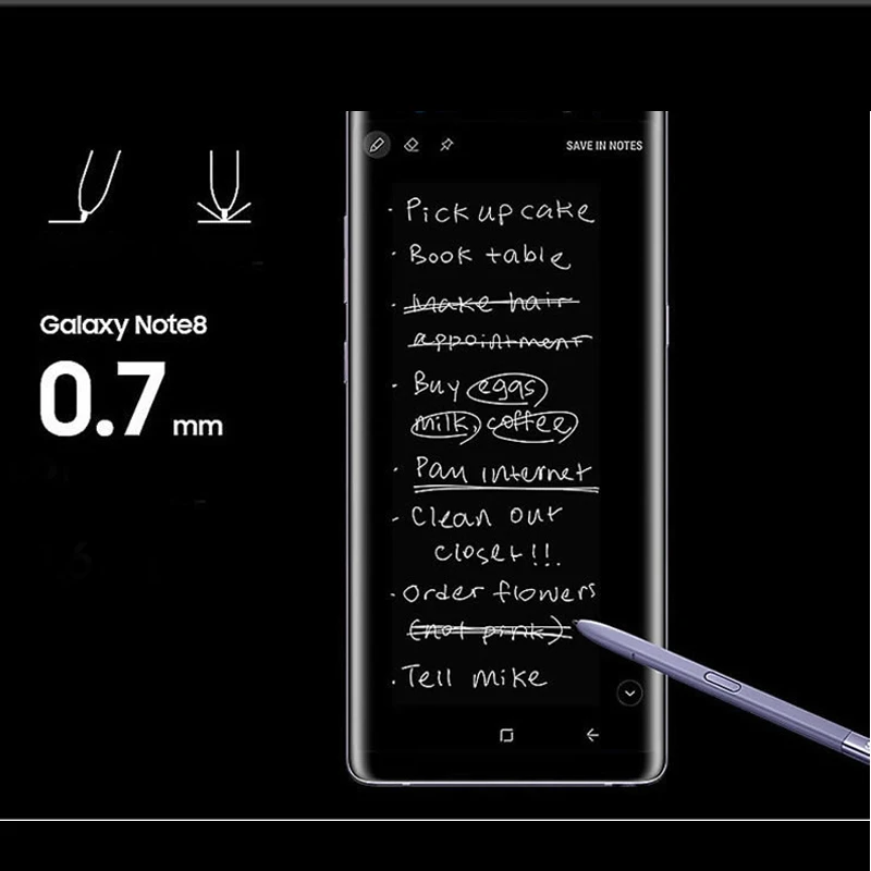 100% Оригинальный стилус для Samsung Galaxy Note8 S активный сенсорного экрана Note 8