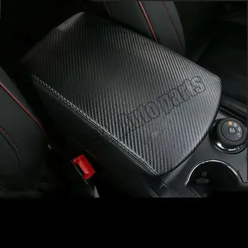 

Car modification Car accessories1PCS Carbon Fiber Grain Car Armrest Box Cover Protector For Ford Explorer 2011-2018