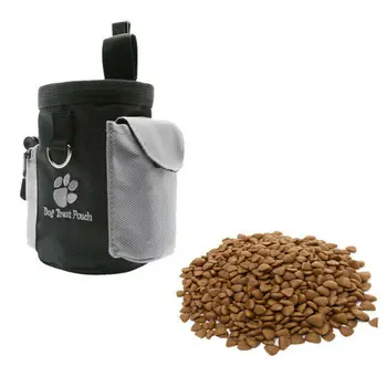 

2020 Newest Pets Dog Obedience Training Treat Bag Feed Bait Food Snack Pouch Belt Bags Snack Bag for Small Medium Dogs Black
