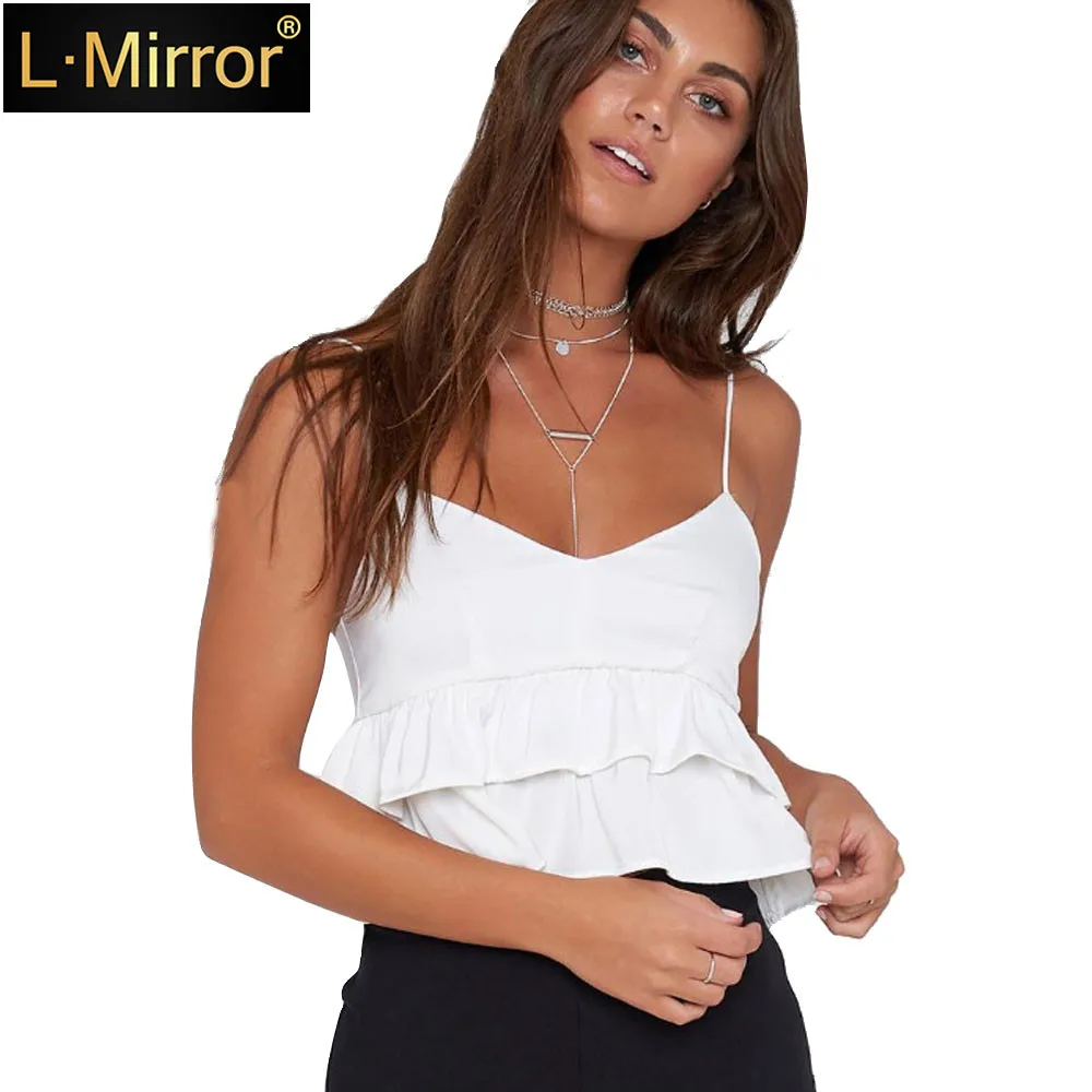 

L.Mirror 1Pcs Women Sexy Fashion Backless Sling Vest Tank Top