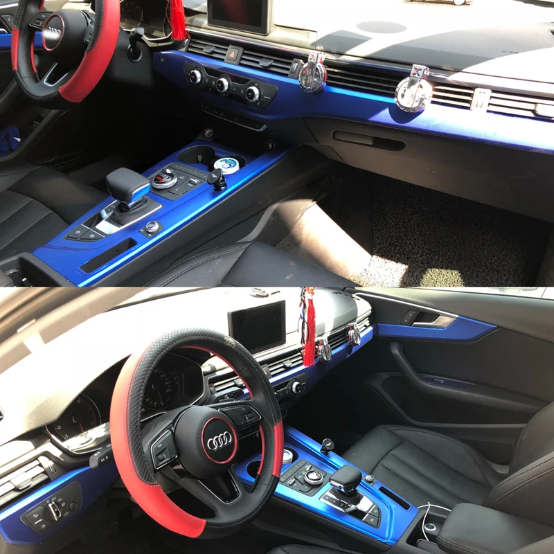 Для Audi A4 A5 B9 2017 2019 внутренняя панель Центрального управления Ручка двери 3D/5D