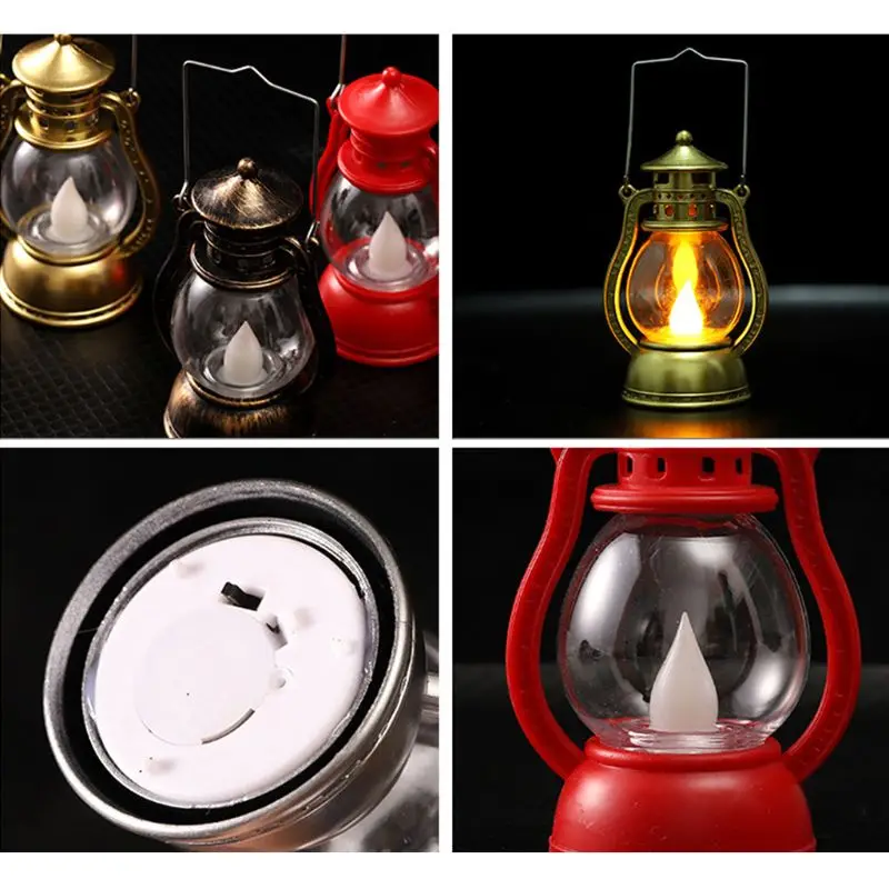 Newborn Photography Creative European and American Style Retro Small Black Horse Lamp Two-color Lighting Photography Props