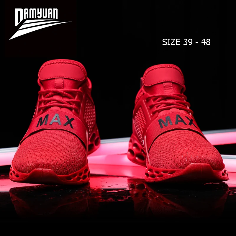 Damyuan кроссовки для мужчин Max Mesh бега Мужской светильник спортивная обувь Zapatillas Hombre Deportiva размера плюс