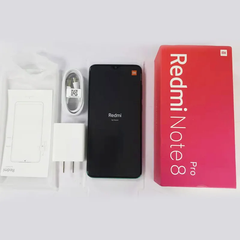  Global ROM Xiaomi Redmi Note 8 Pro 6GB 64GB Smartphone 64MP Quad Rear Camera Mobile Phone MTK Helio