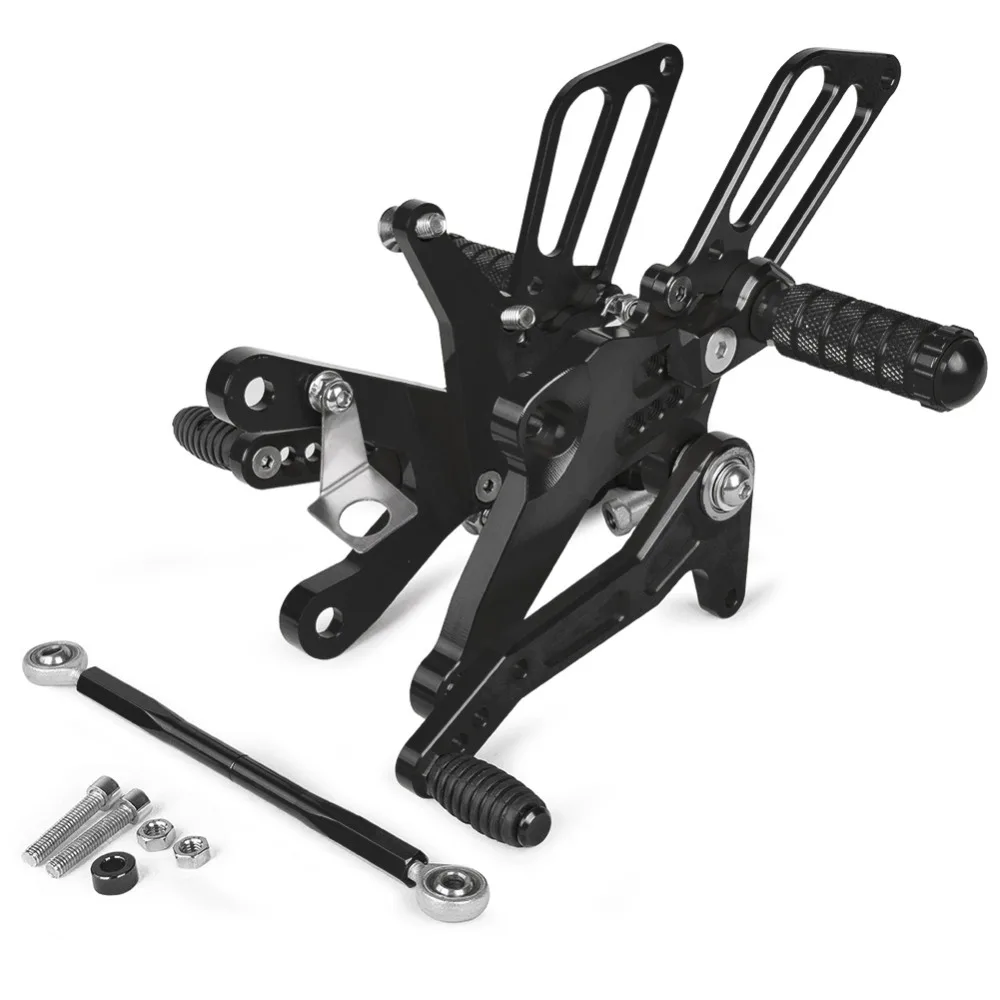 Мотоцикл Rearset для Kawasaki Ninja 400 250 с ЧПУ Регулируемые задние комплекты сдвиг Подножки подножки педали Ninja400 Ninja250