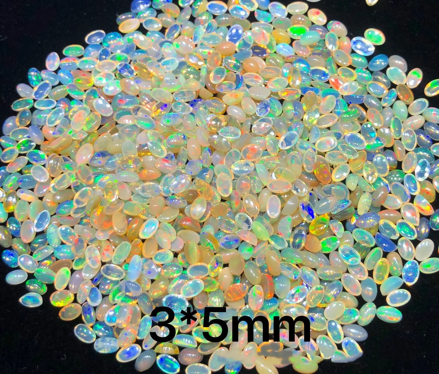 

Australian Natural Opal Gemstones Support re-inspection 7x9mm