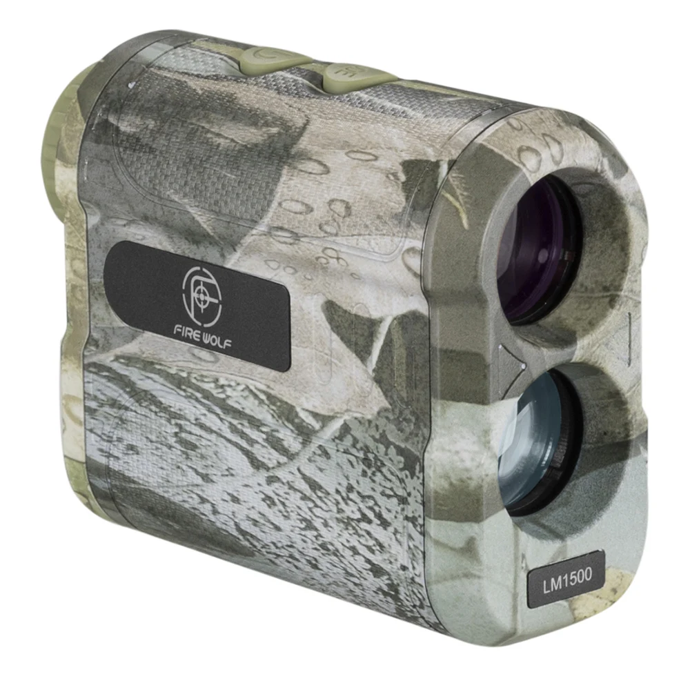FIRE WOLF Hunting LED high Precision Laser Infrared Rangefinder Speed Camouflage Digital Measurer Golf Range finder for hunting