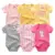 Baby Girl Комбинезон 6 шт./Лот Боди Костюм 2021 Весна Лето Малыш Мальчики Комбинезон Мультфильм Новорожденные Наряды Детская Одежда Набор Хлопок