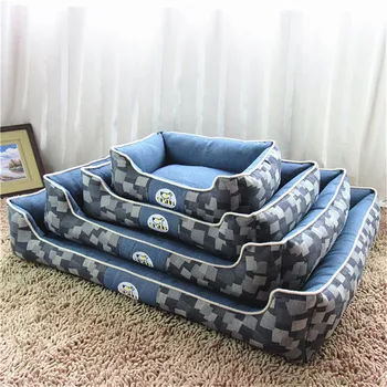 

Hot Sale Plaid Dog Bed Warm Pet Bed For Small Medium Large Dogs Soft Pet Bed For Dogs Cats Washable House Bed Puppy Kenne