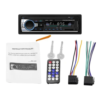 

Bluetooth Autoradio Car Stereo Radio FM Aux Input Receiver SD USB 12V In-Dash 1 Din Car MP3 Multimedia Player
