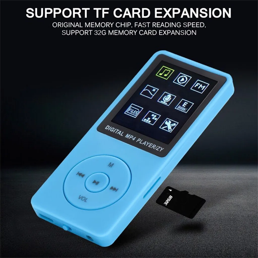 MP4 плеер MP3 Bluetooth без потерь hi-fi звук MP3 MP4 Музыка сенсорная кнопка встроенный Громкий динамик для Рождественский подарок