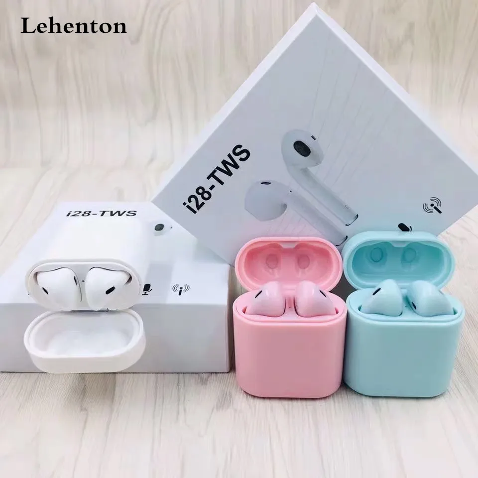 Lehenton i28 tws с сенсорным управлением, беспроводные Bluetooth наушники, мини наушники, Bluetooth 5,0, бинауральные звонки, HIFI, высокое качество звука