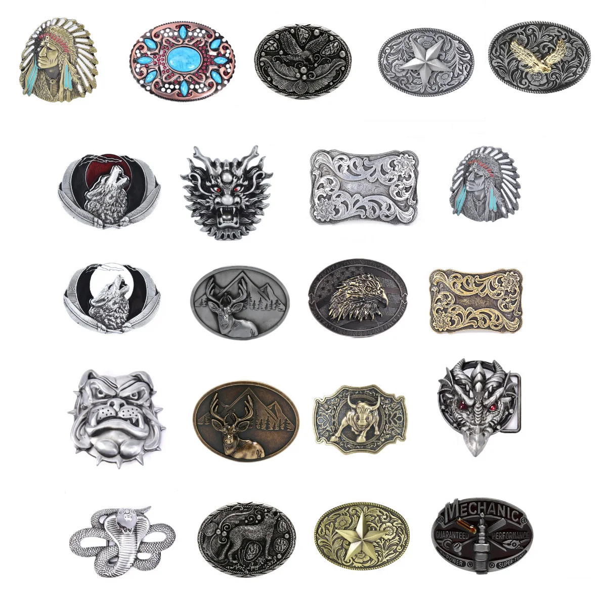 

1 шт. Модные Роскошные Металлические пряжки для ремня с орлом и звездой для мужчин, унисекс, ковбойские пряжки с пряжкой в ковбойском стиле