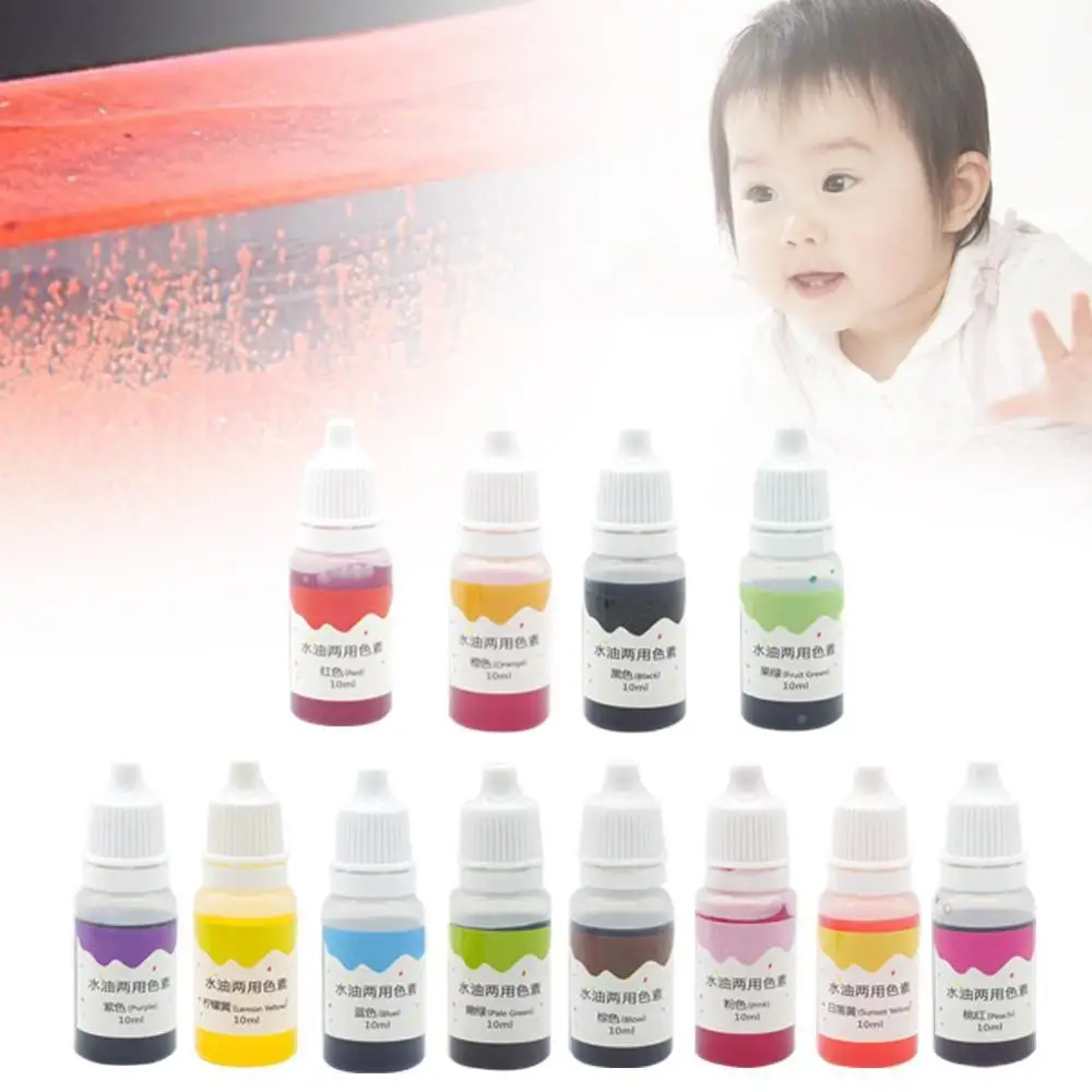 

10ml Handmade Soap Dye Pigments Base Color Liquid Pigment DIY Manual Soap Dye Tool Kit