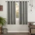 BILEEHOME Blackout Curtains for Living Room Bedroom Kitchen Short Curtains Window Treatments Solid Color Curtain Drape Blinds 12