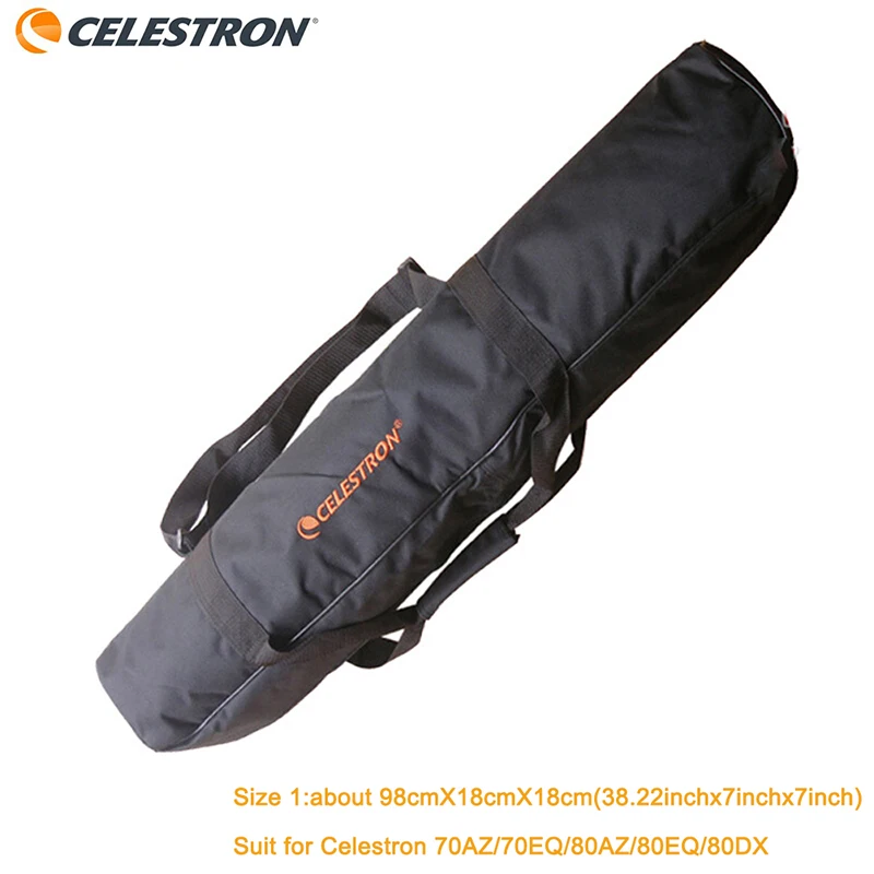 Celestron 98-110cm Astronomical Telescope Carrying Protector Soft Tripod Shoulder Bag Backpack Oxford Cloth Photo Bag