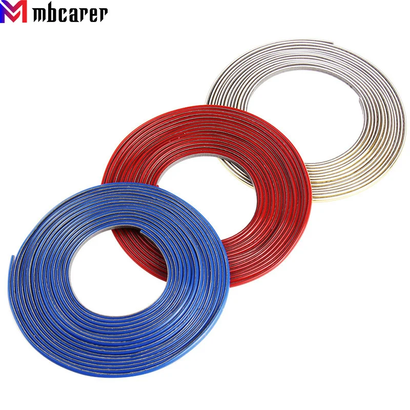 Car Interior Trim Line Styling Stickers Decoration Moulding Auto Door Dashboard Air Outlet Steering Strips Accessories 5M | Автомобили и