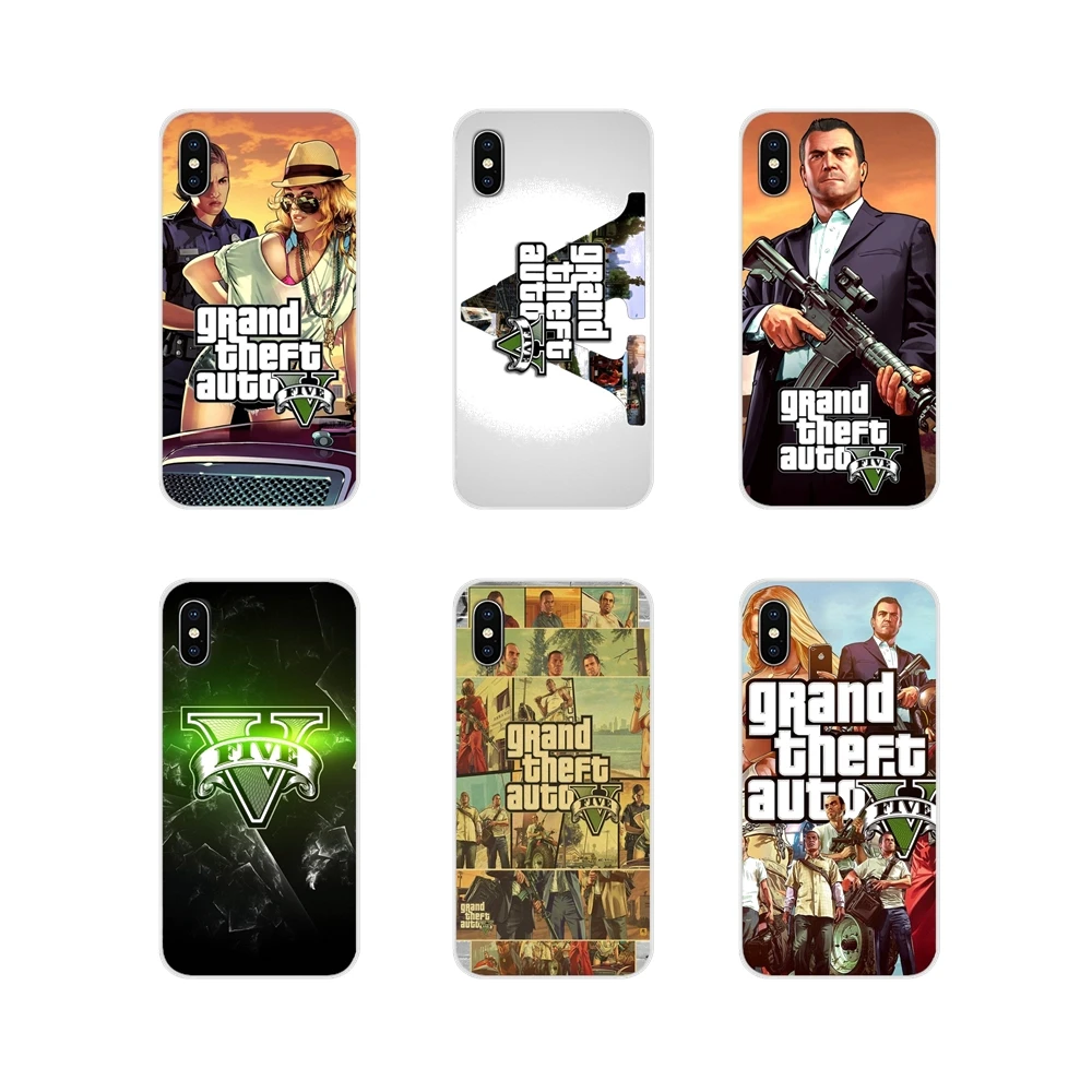 Для Huawei Y5 Y6 Y7 Y9 Prime Pro GR3 GR5 2017 2018 2019 Y3II Y5II Y6II Grand Theft Auto GTA V аксессуары чехол для
