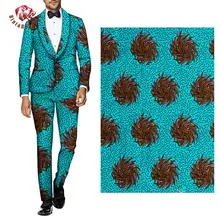 Анкара африканская восковая хлопковая ткань африканская ткань для осенней одежды африканская Ткань 6 ярдов цельная 24FS1379