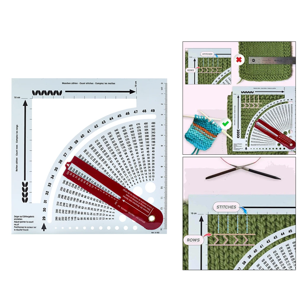 Practical Knitting Calculator and Counting Frame for Sweater Knitting Stitch Calculator Crafts DIY Enthusiast