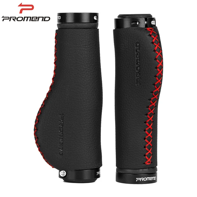 US $8.41 Promend Fiber leather City Mountain Bike Scooter MTB Bicycle Handlebar Cover Handle Grips Bar End N