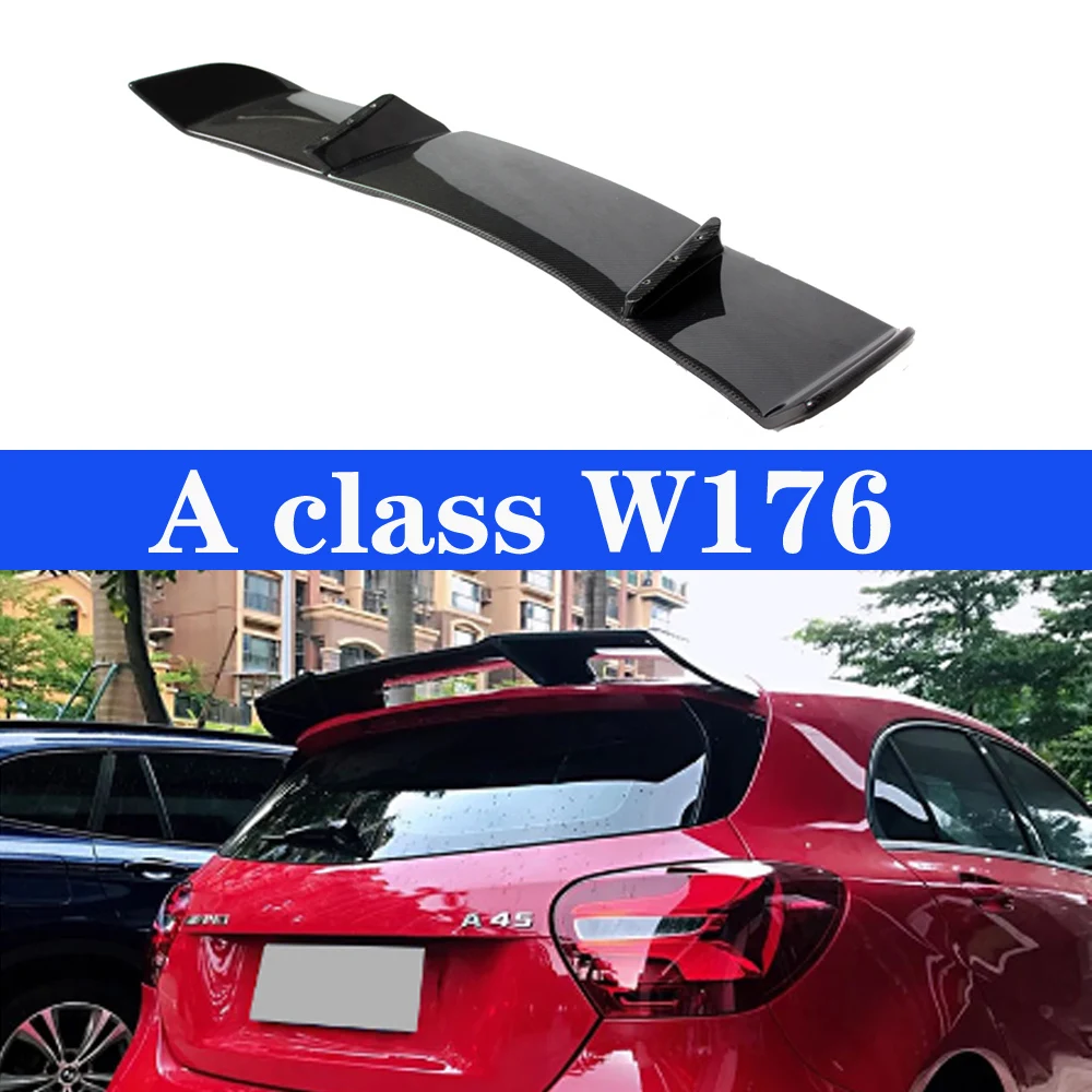 Автомобильный спойлер заднего крыла CF для Mercedes-Benz A-Class W176 A180 A200 A260 A45 R стильные