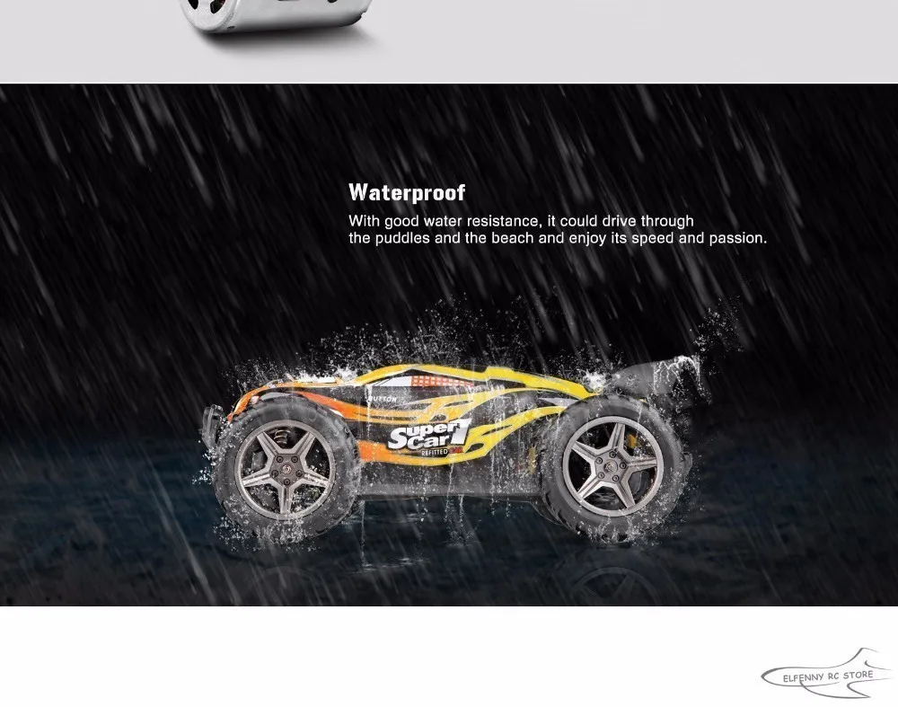 Поступление WLtoys 12404 RC гоночный автомобиль 45 км/ч 1:12 4WD RC Гусеничный 2,4 GHz 2CH брызгозащищенный пылезащитный RC дрейф забавные игрушки для улицы