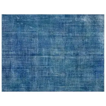 

Handmade Blue Vintage Overdyed Turkish Area Rug 213x284 Cm-6'12''X9'4''