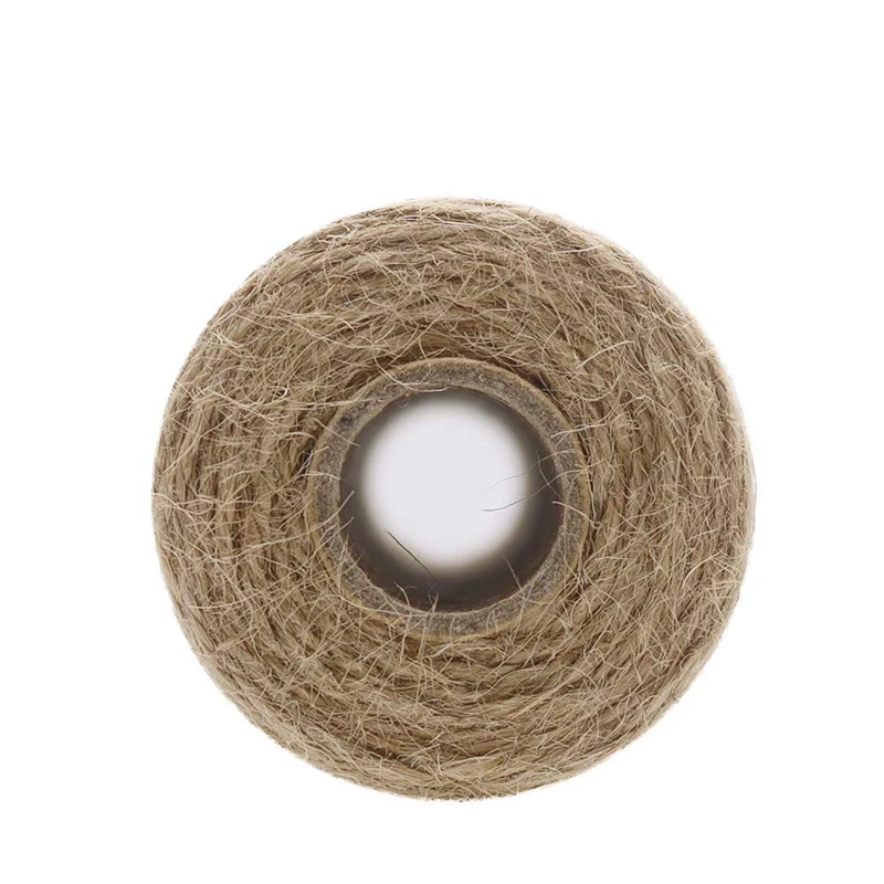 20 metros 10 mm Jard/ín cuerda yute cord/ón natural manualidades paquete cuerda yute artesan/ía embalajes DIY cuerda decoraci/ón cuerda