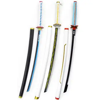 

1:1 Original Edition Devil's Blade Wooden Knife Sword Weapon Demon Slayer Cosplay Samurai Sword Ninja Katana Prop Toys For Teens